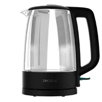 Cecotec ThermoSense 320 tetera eléctrica 1,7 L 2200 W Transparente, Negro Cecotec ThermoSense 320 tetera eléctrica 1,7 L 2200 W Transparente, Negro