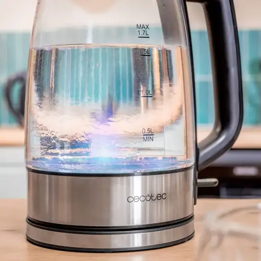 Cecotec Hervidor de agua ThermoSense 340 Clear