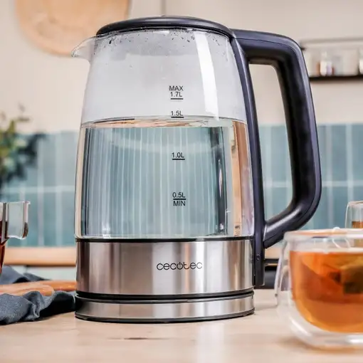 Cecotec Hervidor de agua ThermoSense 340 Clear