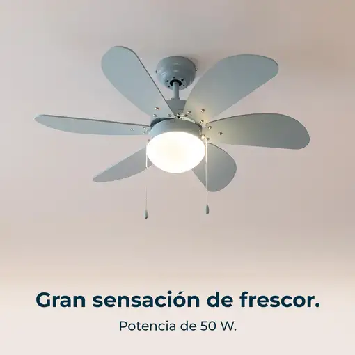 Ventiladores techo Azul claro CECOTEC