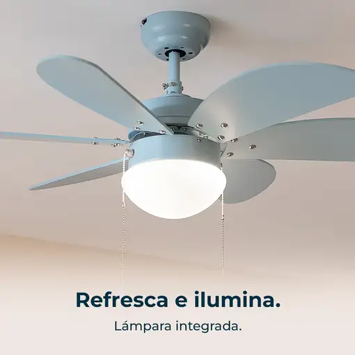 Ventiladores techo Azul claro CECOTEC