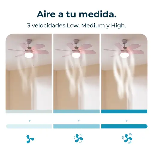 Ventiladores techo Púrpura CECOTEC