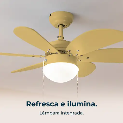 Ventiladores techo Amarillo CECOTEC