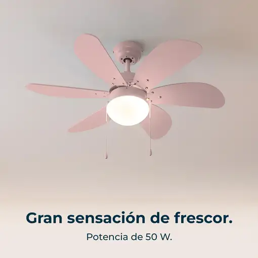 Ventiladores techo Rosa CECOTEC