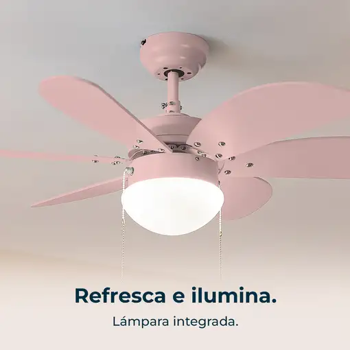 Ventiladores techo Rosa CECOTEC