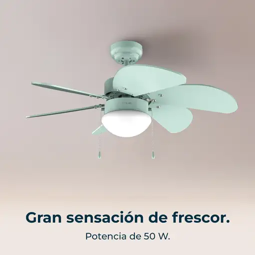 Ventiladores techo Color menta CECOTEC
