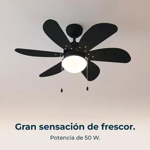 Ventiladores techo Negro CECOTEC