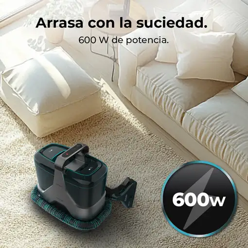 Cecotec Limpiador Aspirador de Tapicerías y Alfombras con Cable  ,Advance. 600W