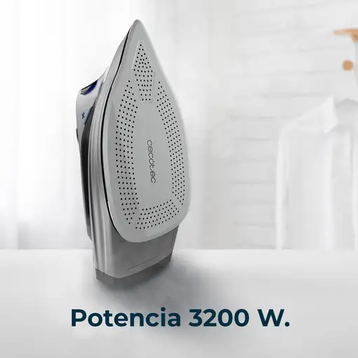 Plancha vapor-seco suela anodizada ultradeslizante turbo anodized pro 3200 W Azul