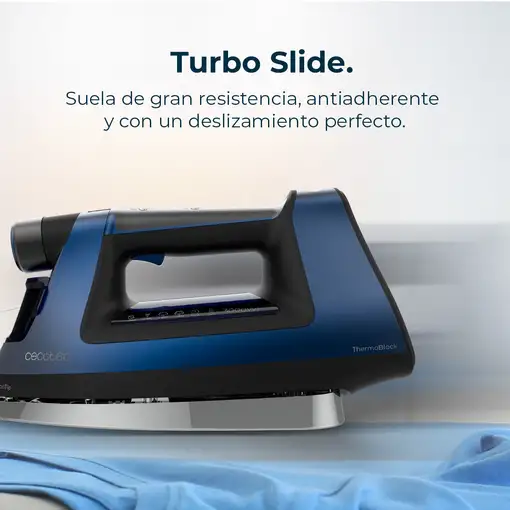 Plancha vapor-seco suela antiadherente 3000 W Negro 01878 CECOTEC