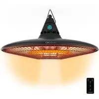 Cecotec ReadyWarm 1500 Exterior Negro 1500 W Calefactor eléctrico halógeno