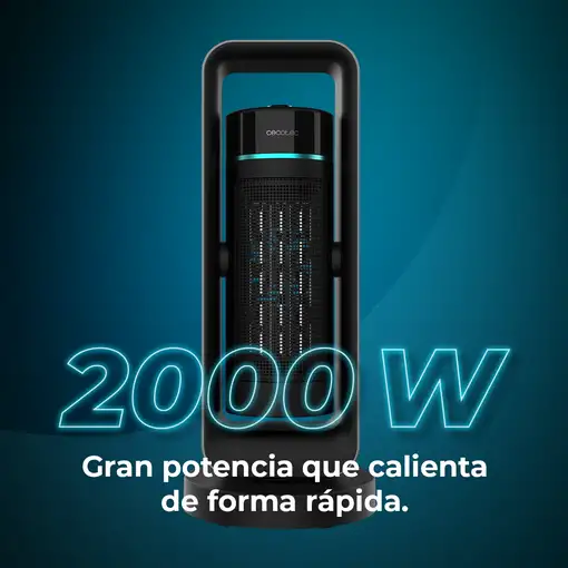 Cecotec ReadyWarm 2000 Max Ceramic Rotate Interior Negro 2000 W