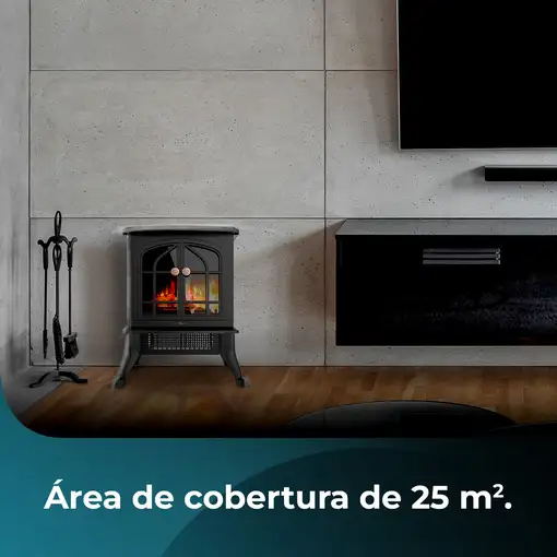 Cecotec ReadyWarm 2000 Flames Interior Negro 2000 W Convector