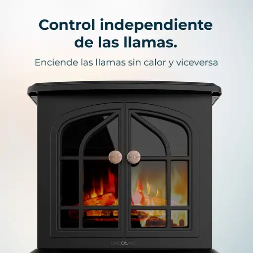 Cecotec ReadyWarm 2000 Flames Interior Negro 2000 W Convector