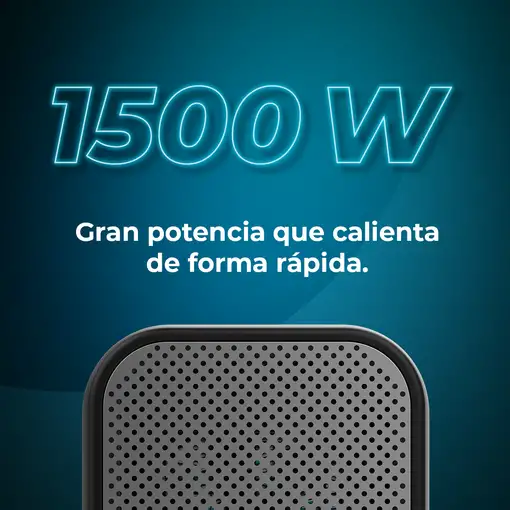 Cecotec Calefactor cerámico de sobremesa ReadyWarm 1500 Max Ceramic Black