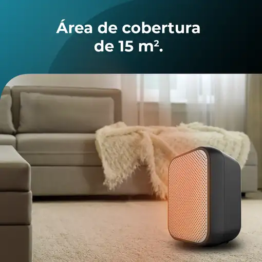 Cecotec Calefactor cerámico de sobremesa ReadyWarm 1500 Max Ceramic Black