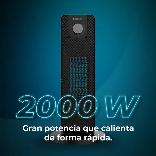 Cecotec ReadyWarm 2000 Max Ceramic Rotate Interior Negro 2000 W