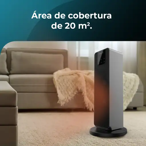 Cecotec ReadyWarm 2000 Max Ceramic Rotate Smart Interior Negro 2000 W