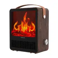 Cecotec ReadyWarm 1500 Ceramic Flames Interior Beige 1500 W Ventilador eléctrico Cecotec ReadyWarm 1500 Ceramic Flames Interior Beige 1500 W Ventilador eléctrico