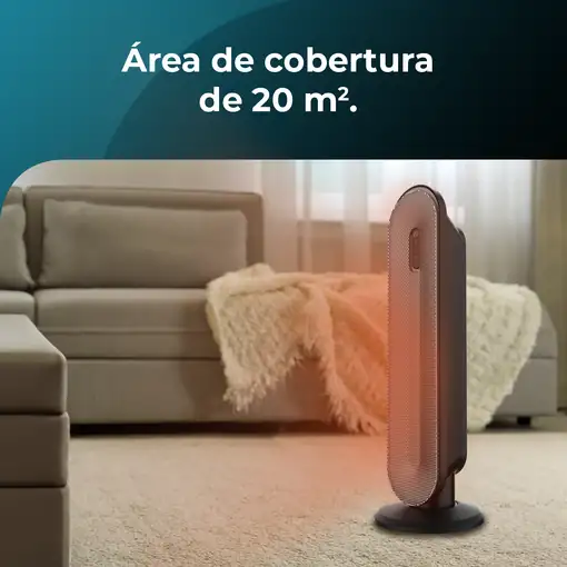 Cecotec Calefactor cerámico de pie ReadyWarm 2050 Max Ceramic Rotate Smart