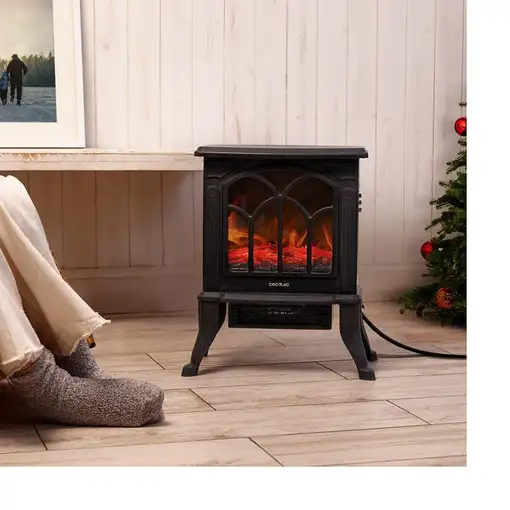 Cecotec Chimenea eléctrica ReadyWarm 1500 Flames