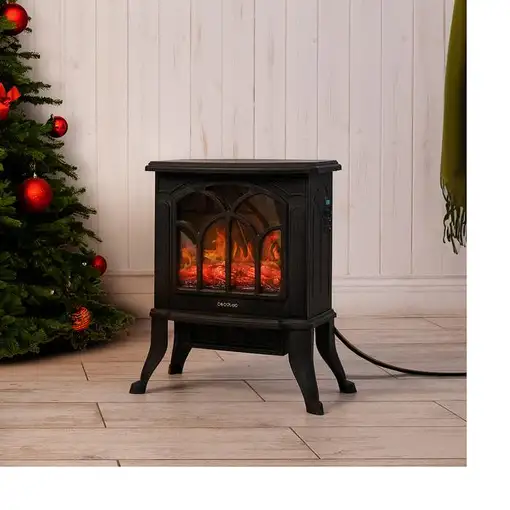 Cecotec Chimenea eléctrica ReadyWarm 1500 Flames
