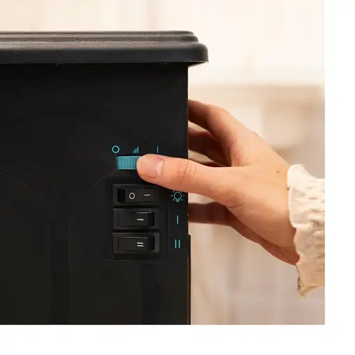Cecotec Chimenea eléctrica ReadyWarm 1500 Flames