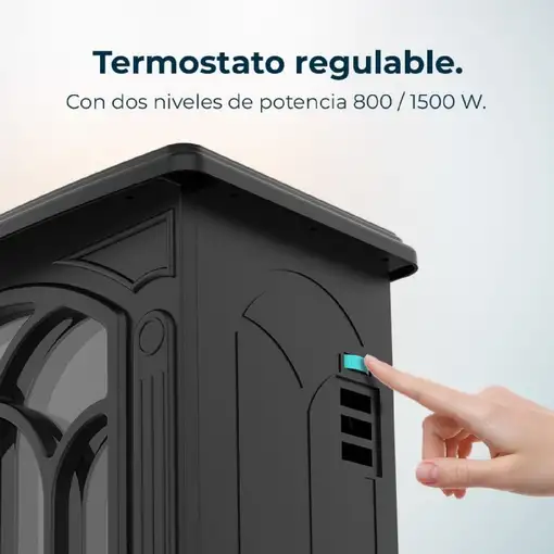 Cecotec Chimenea eléctrica ReadyWarm 1500 Flames