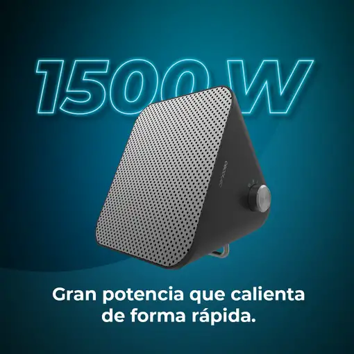 Cecotec Calefactor Cerámico de Sobremesa ReadyWarm 1500 Max Ceramic Design, 1500W