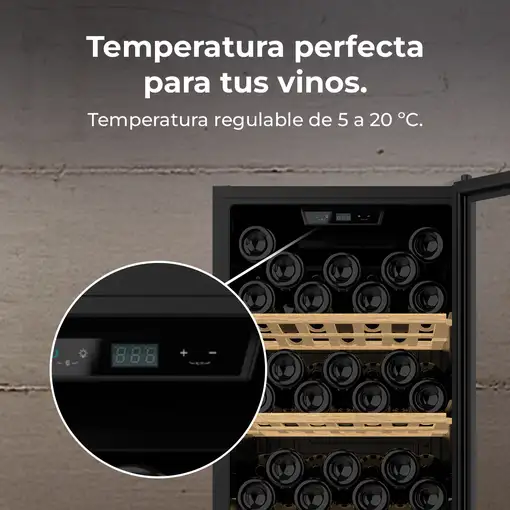 Cecotec Vinoteca 98 Botellas Bolero Grand Sommelier 98000 Black: Vinoteca De 128