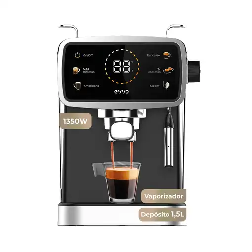 EVVO Cafetera Express Intensa 30, panel táctil a color, 20 bares de presion EVVO Cafetera Express Intensa 30, panel táctil a color, 20 bares de presion