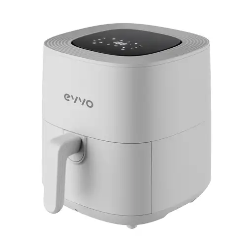EVVO Freidora sin aceite Tasty Fryer - 6 litros, 1700W, Tecnología Dual Cyclone,