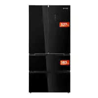 EVVO Frigorífico francés F80B, Inverter, Puerta cristal, Total No Frost, 327l+183l EVVO Frigorífico francés F80B, Inverter, Puerta cristal, Total No Frost, 327l+183l