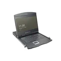 Digitus Consola modular con TFT de 19" (48,3 cm), KVM de 1 puertos y panel táctil,