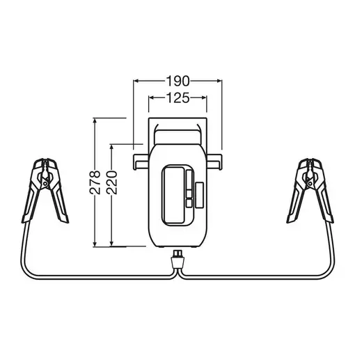 Mini arrancador de batería multi-función para 12V OSRAM BATTERYstart PRO 1000