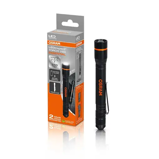 Linterna tipo antorcha OSRAM LEDinspect TORCH 250 ESSENTIAL Linterna tipo antorcha OSRAM LEDinspect TORCH 250 ESSENTIAL