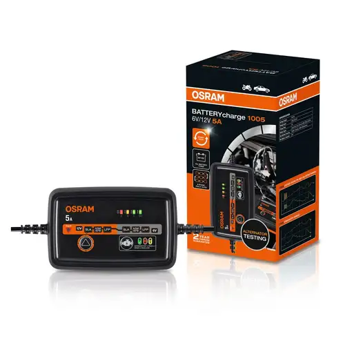 Cargador de batería inteligente OSRAM BATTERYcharge 1005 Cargador de batería inteligente OSRAM BATTERYcharge 1005