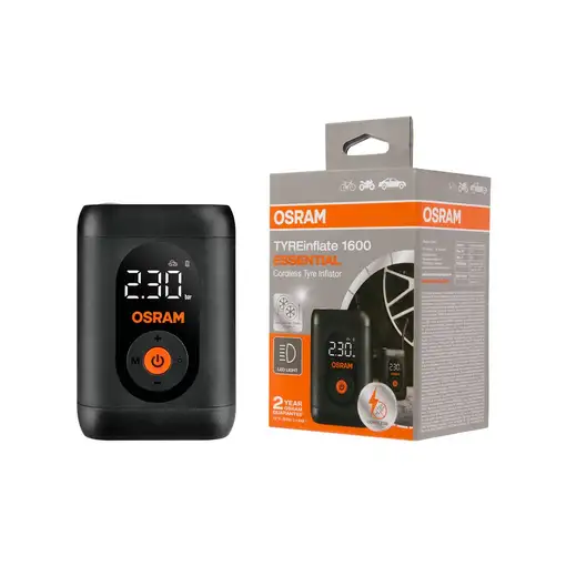 Compresor inflador de aire portatil a batería OSRAM TYREinflate 1600 Compresor inflador de aire portatil a batería OSRAM TYREinflate 1600
