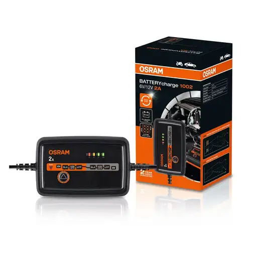 Cargador de batería inteligente OSRAM BATTERYcharge 1002 Cargador de batería inteligente OSRAM BATTERYcharge 1002