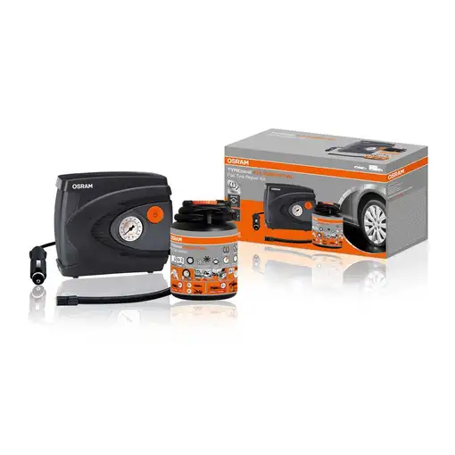 Kit: compresor 12V portátil + sellador OSRAM TYREseal Kit: compresor 12V portátil + sellador OSRAM TYREseal