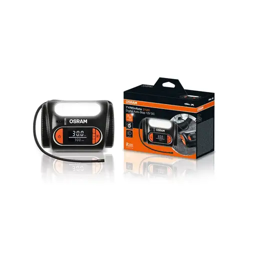 Compresor inflador de aire portátil a 12V OSRAM TYREinflate 2120