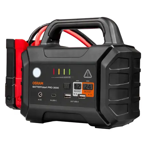 Mini arrancador de batería multifunción para 12V y 24V-BATTERYstart PRO 3000