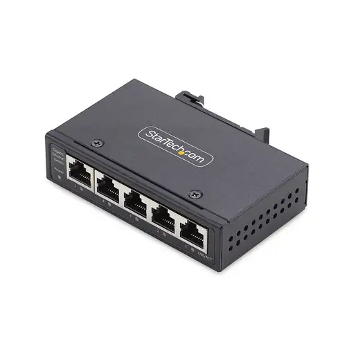 StarTech.com Switch Ethernet Industrial de 5 Puertos no Gestionado IP30 - Ethernet StarTech.com Switch Ethernet Industrial de 5 Puertos no Gestionado IP30 - Ethernet