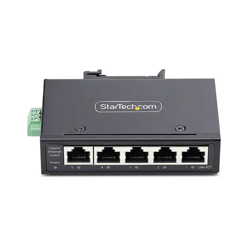 StarTech.com Switch Ethernet Industrial de 5 Puertos no Gestionado IP30 - Ethernet