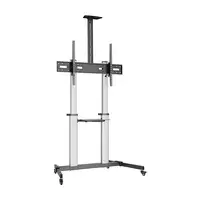 AISENS Soporte de suelo PRO con ruedas, bandeja para DVD y soporte de cámara AISENS Soporte de suelo PRO con ruedas, bandeja para DVD y soporte de cámara