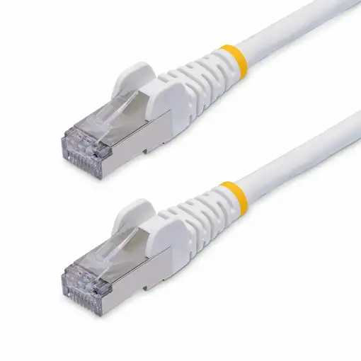 StarTech.com Cable de Red Ethernet CAT8 Blanco de 15m - Snagless - sin Pestillo StarTech.com Cable de Red Ethernet CAT8 Blanco de 15m - Snagless - sin Pestillo
