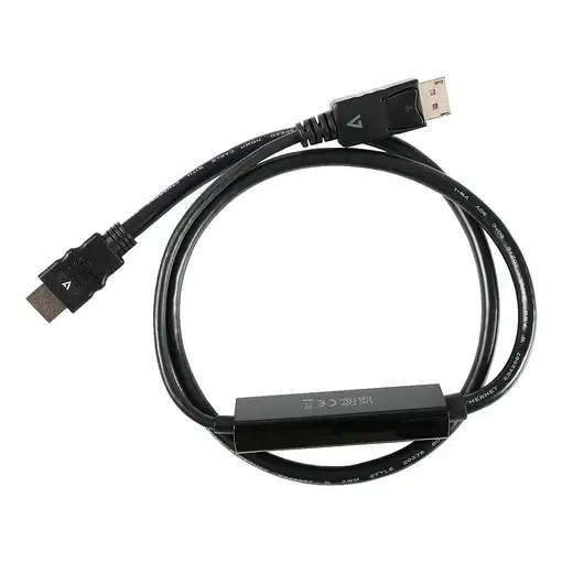 V7 Cable DisplayPort 1.4 a HDMI (4K/60Hz) de 1 m/3.3 ft negro