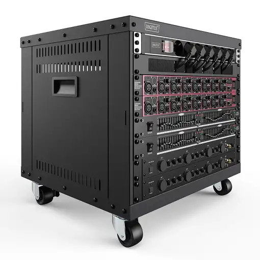 Digitus Bastidor para equipos universal de 19 pulgadas, con ruedas, 8UA