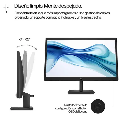 HP Monitor FHD Series 3 Pro de 21,45 pulgadas