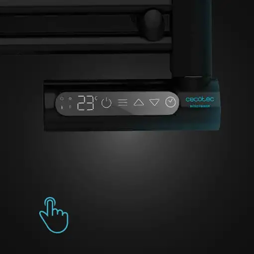 Toallero eléctrico Toallero eléctrico Ready Warm 9100 Smart Towel Black CECOTEC